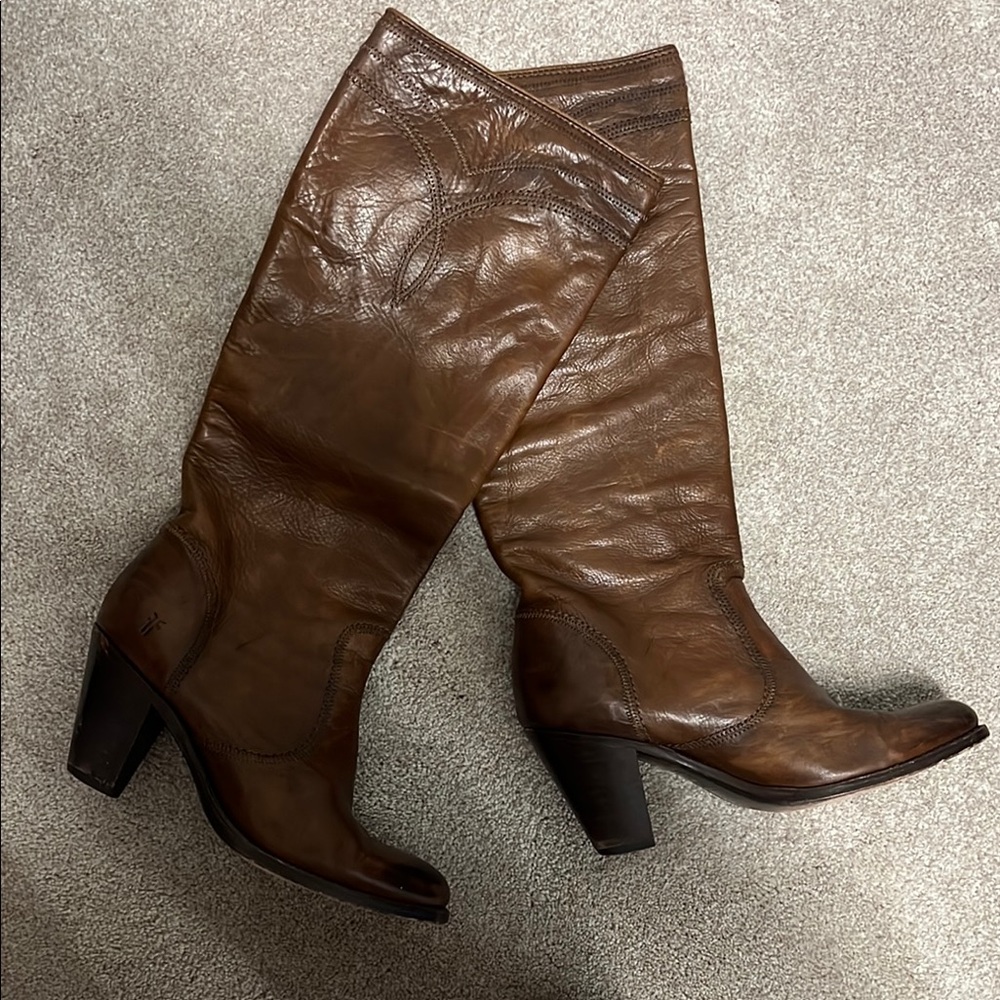 Frye Brown Leather Boots